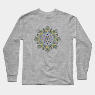 Mandala Daisy Easter Spring Long Sleeve T-Shirt